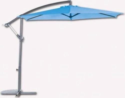 Makaralı Sistem Bahçe Şemsiyesi, Ampül Şemsiye, 300Cm Polyester Bahçe Şemsiyesi Aş08
