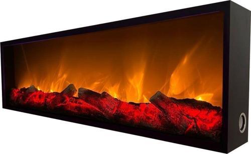 Elektrikli Yapay Dekoratif Şömine Bluetooth 80X60Cm
