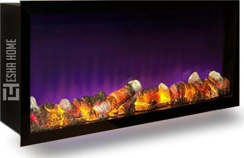 Elektrikli Dekoratif Yapay Şömine Bluetooht Sabit Çıtırtı 150X35 X18 Cm