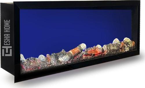 Elektrikli Dekoratif Yapay Şömine Bluetooht Sabit Çıtırtı 120X35X18 Cm