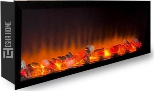 Elektrikli Dekoratif Yapay Şömine Bluetooht Sabit Çıtırtı 120X30X18 Cm