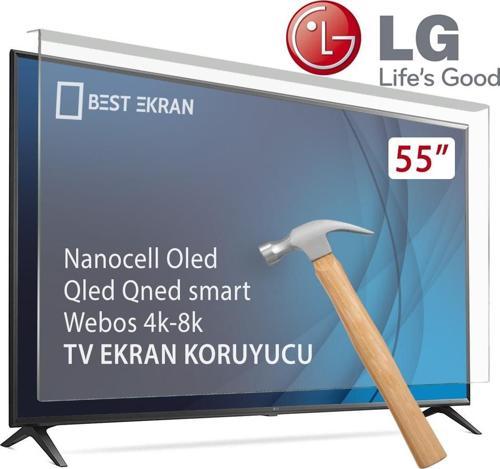 LG 55NANO90A6B TV EKRAN KORUYUCU - LG 55" inç 139 cm NANOCELL KIRILMAZ KORUYUCU