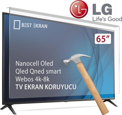 LG 65NANO90A6B TV EKRAN KORUYUCU -  Lg 65" inç 165 cm NANOCELL KIRILMAZ EKRAN Koruyucu 