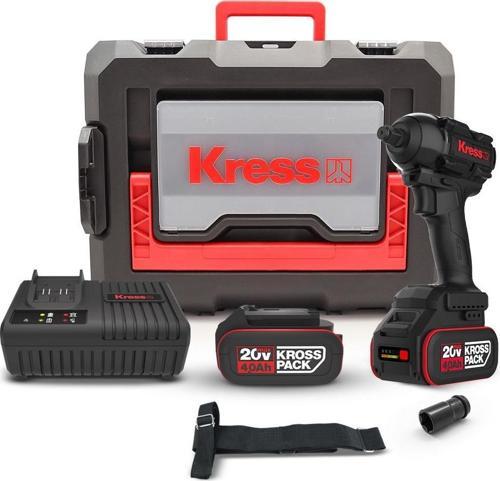KH275 20Volt/4.0Ah Li-ion Çift Akülü 500Nm Kömürsüz Profesyonel Şarjlı Somun Sıkma
