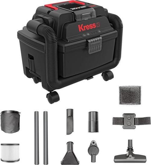 KH035.9 20Volt 250W/17Kpa Kömürsüz Flexi Esnek Hortumlu Profesyonel Şarjlı Islak/Kuru Süpürge & Üfleme (Akü Dahil