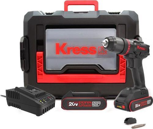 KUC30.1 20Volt/2.0Ah Li-ion 60Nm Çift Akülü Kömürsüz Profesyonel Şarjlı Darbeli Matkap