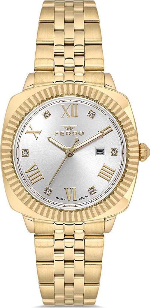 FL21625AWT-B Quartz Çelik Altın Rengi 32 mm Kadın Kol Saati