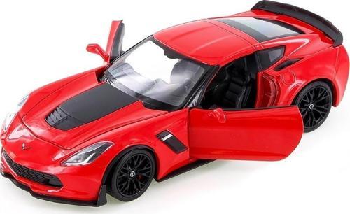1:24 2017 Chevrolet Corvette Z06 Kırmızı