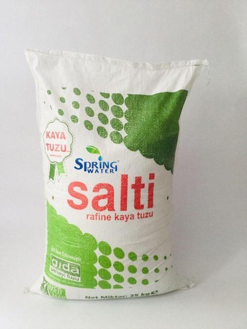 Salti Tablet Tuz - 25Kg Rafine Arıtma Tuzu - Iyotsuz Çankırı Kaya Tuzu