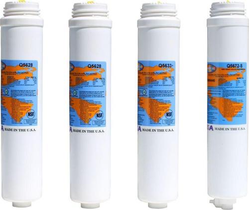 Su Arıtma Cihazları İçin Q Serisi Membrane Filtreli 4 Lü Filtre Seti