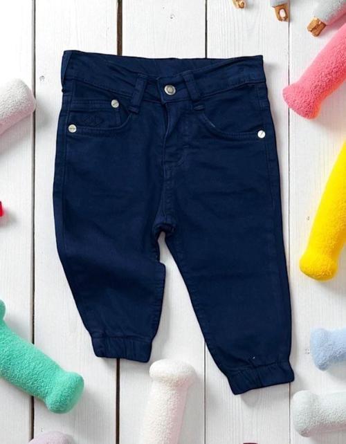 LASTİKLİ GABARDİN PANTOLON LACİVERT