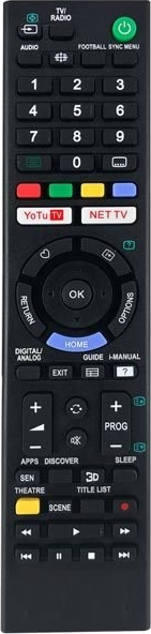 URC1518 Universal Lcd-Led Android Tv Kumanda