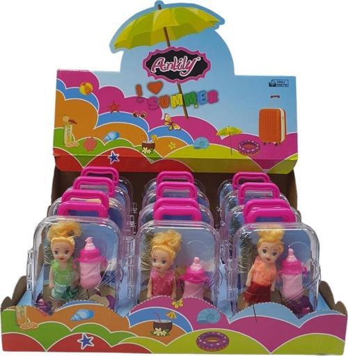Anlily Biberonlu Bebek ve Bavulu - 02292
