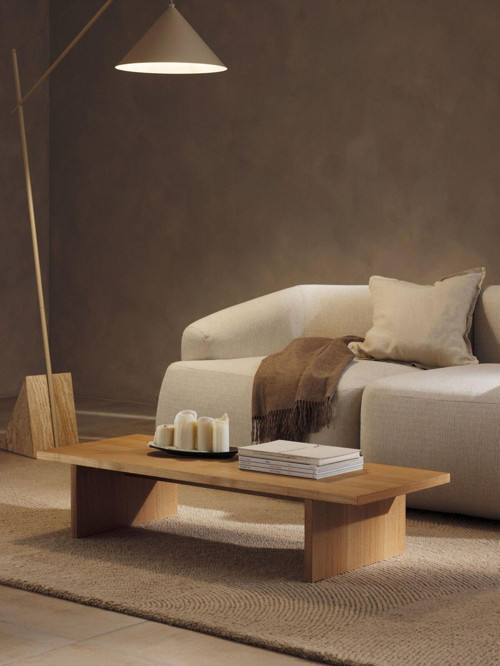 Eriza Titan, Dikdörtgen Modern Yeni Nesil Orta Sehpa, Natural