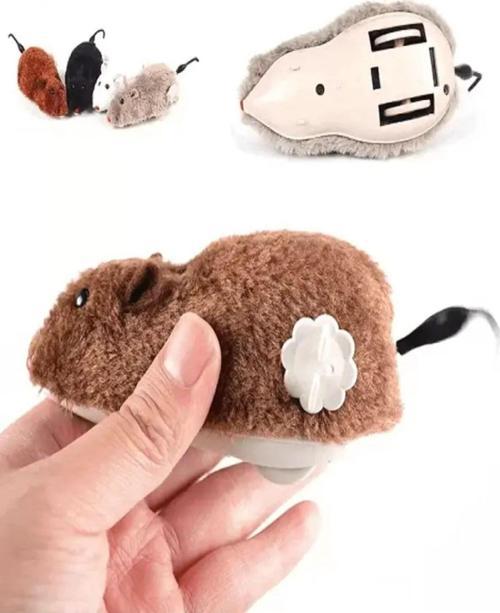Sonrisa Kurmalı Fare Kedi Oyuncağı Peluş Oyuncak
