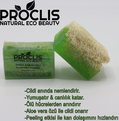 Doğal Kabak Lifli Aloe Vera Sabunu