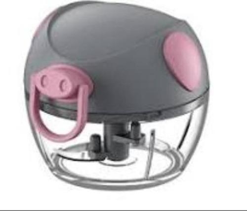 Pembe Gri Küçük Pratik Doğrayıcı 180ML Elvin Home Concept