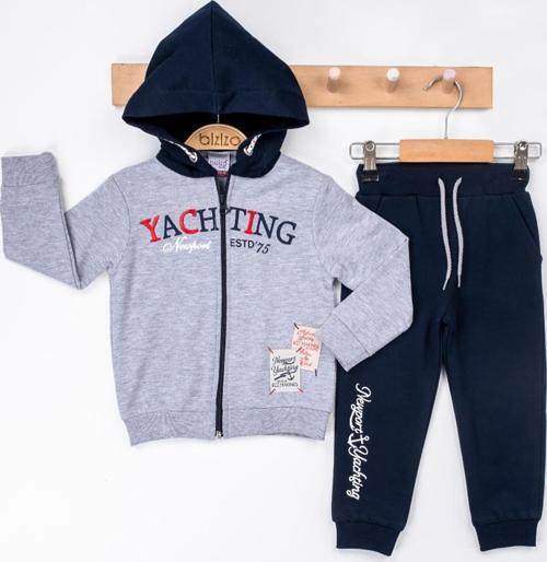 Erkek Bebek Takım 9-24 Ay Gri