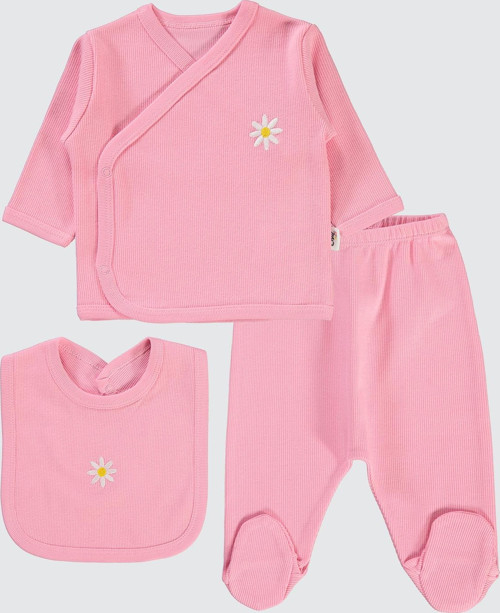 Kız Bebek Zıbın Takımları 0 Ay Pembe