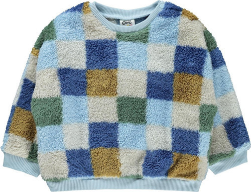 Erkek Bebek Sweatshirt 6-18 Ay Mavi