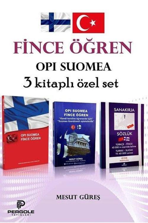 Fince Öğren - Opi Suomea-3 Kitaplı Özel Set