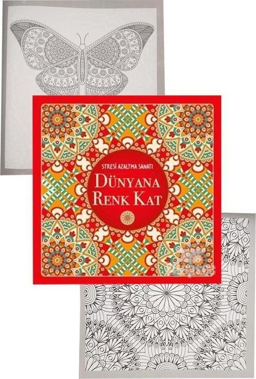 Dünyana Renk Kat Büyüklere Boyama Kitabı 1 Adet Nesil Boyama Kitabı Büyükler İçin Mandala Stresi Azaltma Sanatı