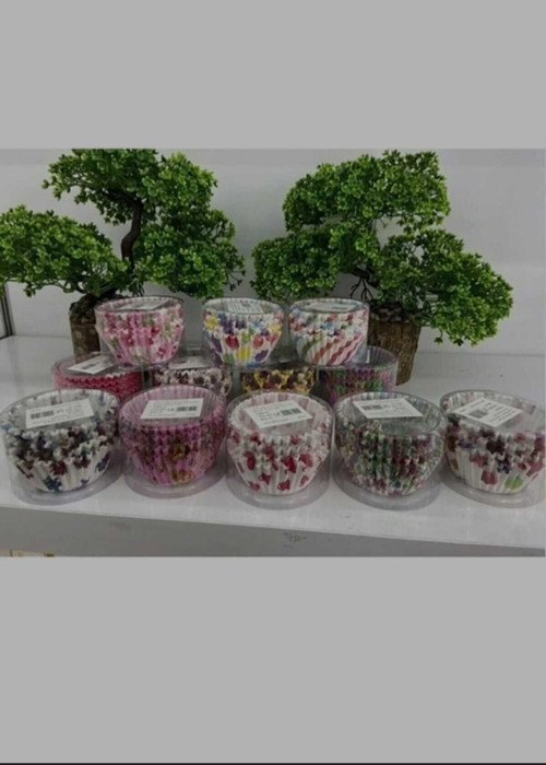 1200 Lü Muffin Ve Cupcake Kağıdı Kek Kalıbı Desenli