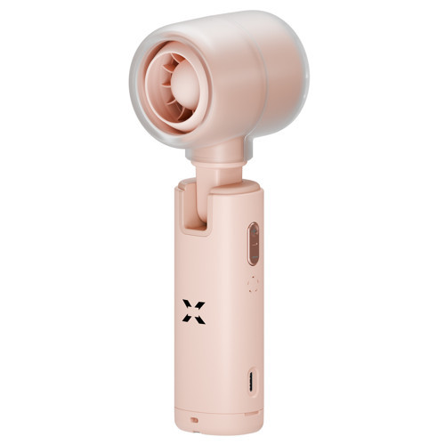 Taşınabilir Şarjlı 5 Kademeli El Fanı 7 Saat Kullanım 14000 Rpm Sessiz Mini Vantilatör Pembe X6101