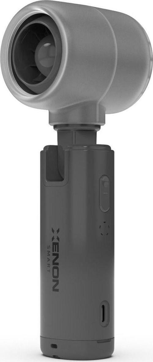 Taşınabilir Şarjlı 5 Kademeli El Fanı 7 Saat Kullanım 14000 Rpm Sessiz Mini Vantilatör Gri X6101