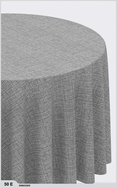 Pvc Silinebilir Yuvarlak Masa Örtüsü 140Cm Çap