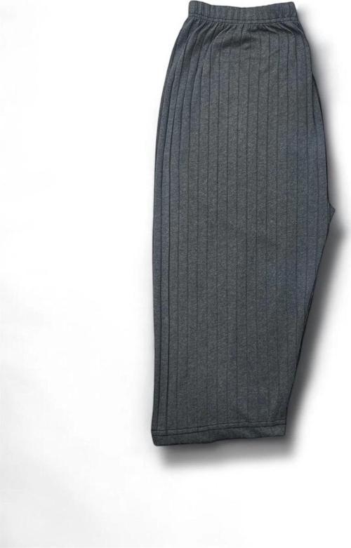 Esnek Fitilli Diz Altı Büyük Beden Anne Kadın Kapri