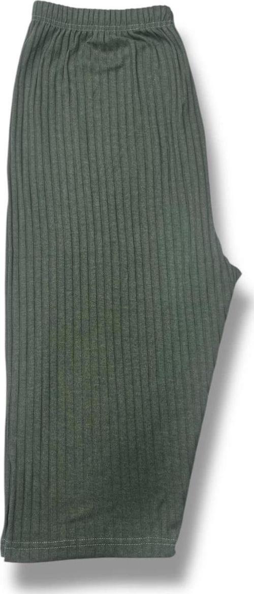 Esnek Fitilli Diz Altı Büyük Beden Anne Kadın Kapri