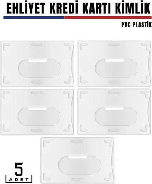 5 li Paket Ehliyet ve Kimlk Kart Koruyucu