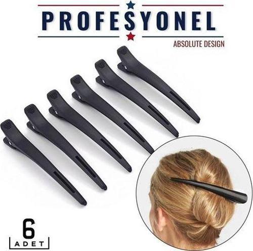 Saç Klipsi Toka 6 Adet Absolute Design