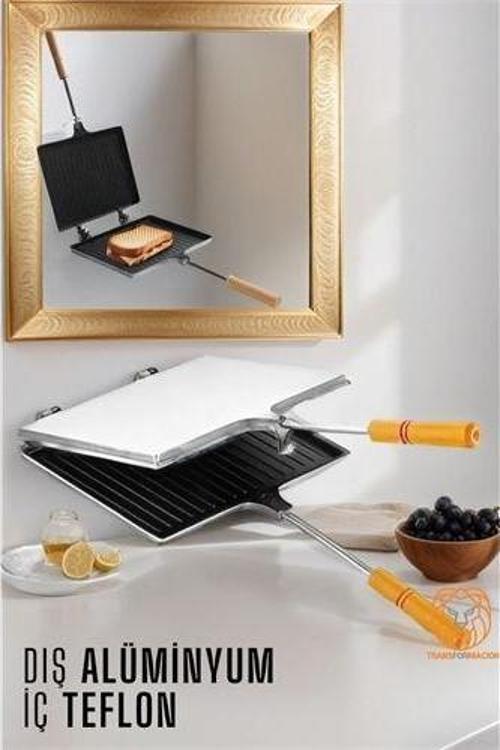 Teflon Tost Makinesi Alüminyum+Teflon