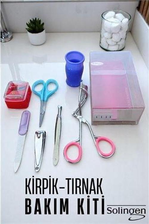 Manikür Seti  6 Parça Profesyonel Tırnak ve Kaş Bakım Seti Merys Solingen