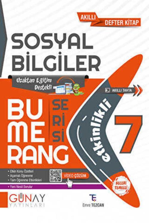 7.Sınıf Bumerang Etkinlikli Sosyal Bilgiler