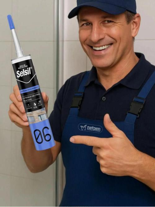 Nötr Cephe Silikonu 300 Ml Şeffaf (10 Adet),Alüminyum Tabanca
