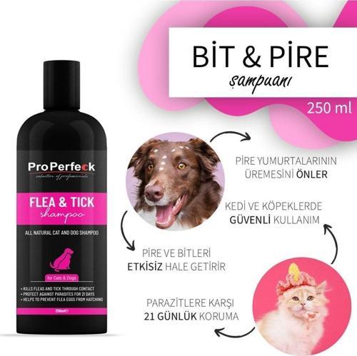 Kedi Köpek Bit Pire Kene Şampuanı 250 Ml