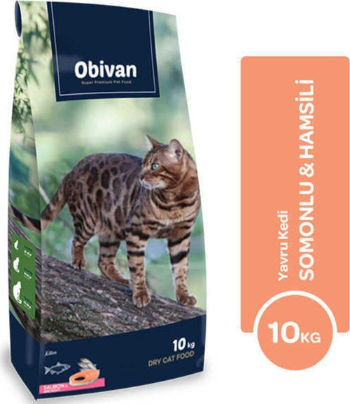 Somon Ve Hamsili Yavru Kedi Maması 10 Kg