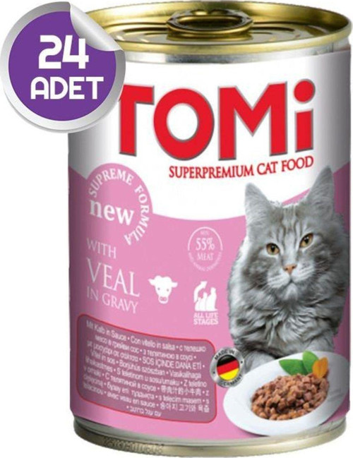 Dana Etli Kedi Konservesi 400 gr x 24 Adet