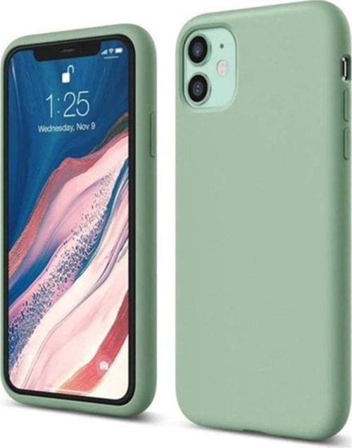 Iphone 11 Uyumlu Kılıf Iç Kadife Tam Koruma Silikon Lansman