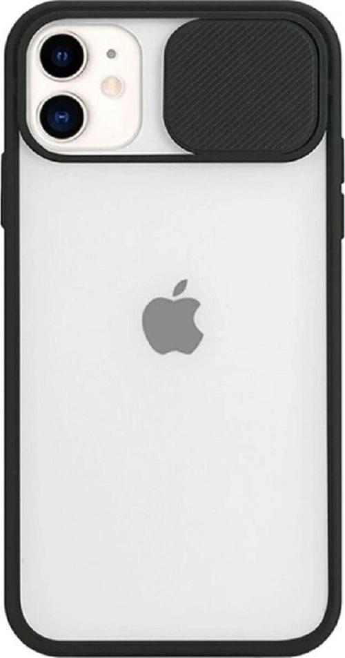Iphone 11 6.1" Uyumlu Kamera Lens Korumalı Sürgülü Slayt Kılıf