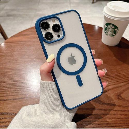 İphone 13 Pro Max Uyumlu Kamera Yükseltili Kaliteli Malzemeli Tam Korumalı Magsafe Kılıf