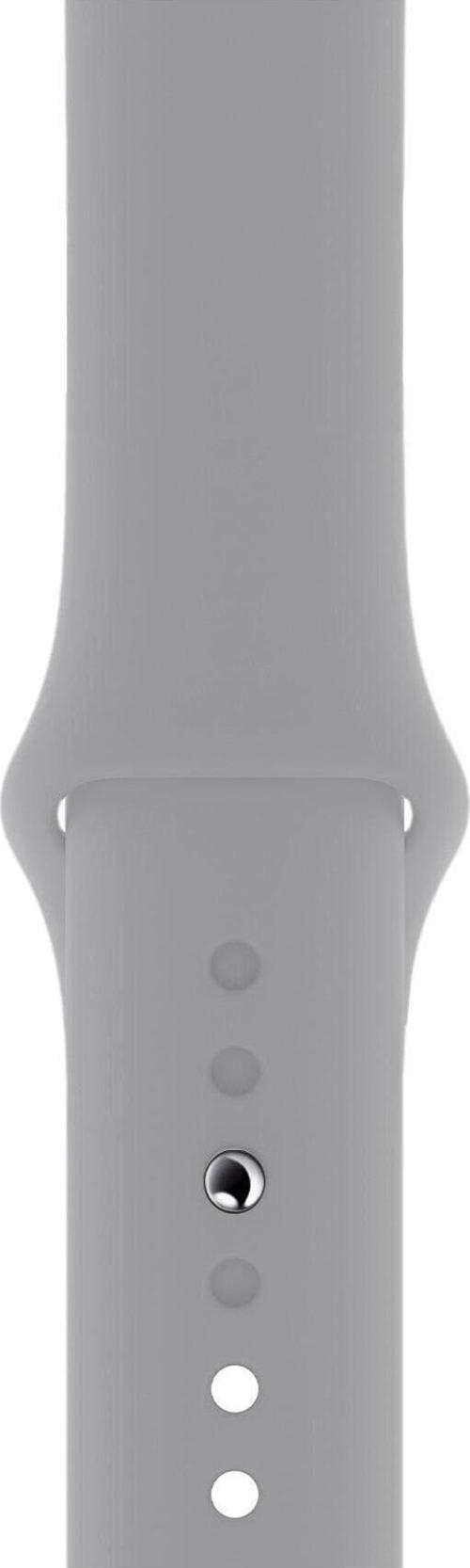 Watch 2 3 4 5 6 7 Se Uyumlu 38-40mm Silikon Kordon Gri Renk