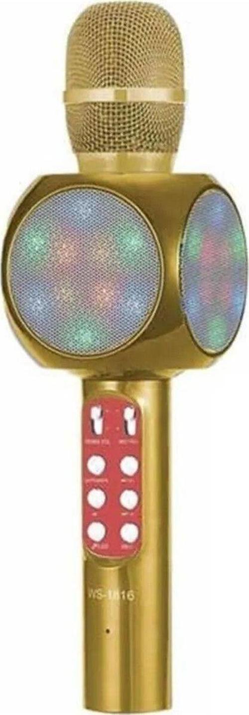 Altın Bluetooth Karaoke Mikrofonu SN-X777 snCksn-X777