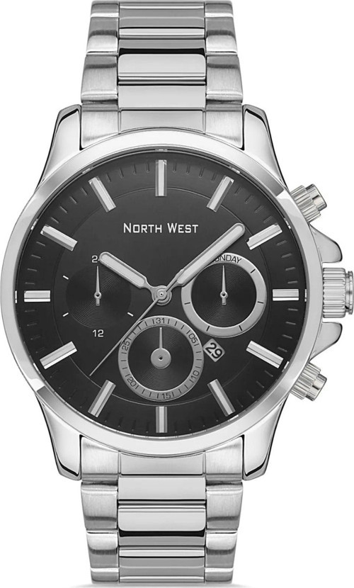 Nw-1338-b Analog Çelik Kordon Erkek Kol Saati