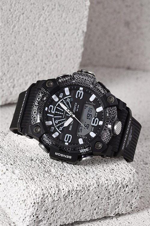 Erkek Dijital Analog Alarmlı 5 Atm Su Geçirmez Kol Saati Jfx -1935w-blk