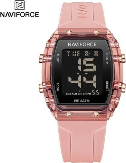 7102 Digital Pembe Silikon Kayış kol saati