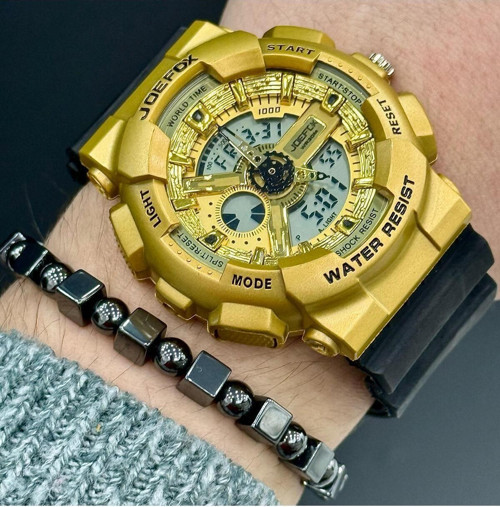 1935t Işıklı Takvimli Su Geçirmez Garantili Spor Erkek Kol Saati Bileklik Hediyeli